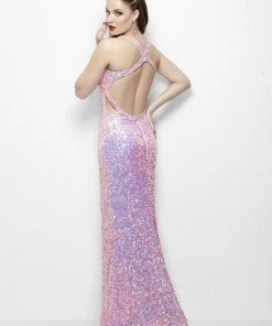 Primavera Couture - 1148 Sequined Sweetheart Sheath Gown