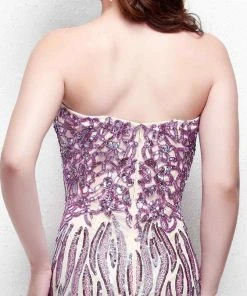 Primavera Couture - 1525 Embellished Strapless Sheath Long Dress Formal Gowns 11 Primavera Couture - 1525 Embellished Strapless Sheath Long Dress Formal Gowns