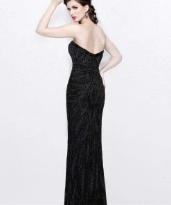 Formal Gowns Primavera Couture - 1837 Strapless Sweetheart Neckline Long Fitted Dress - 1 Pc Black In Size 2 Available 6 Formal Gowns Primavera Couture - 1837 Strapless Sweetheart Neckline Long Fitted Dress - 1 Pc Black In Size 2 Available