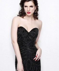 Formal Gowns Primavera Couture - 1837 Strapless Sweetheart Neckline Long Fitted Dress - 1 Pc Black In Size 2 Available 7 Formal Gowns Primavera Couture - 1837 Strapless Sweetheart Neckline Long Fitted Dress - 1 Pc Black In Size 2 Available