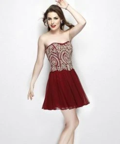 Primavera Couture - 1924 Beaded Sweetheart Tulle Dress Cocktail Dresses