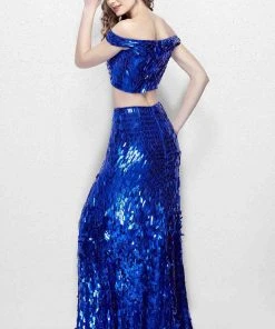 Formal Gowns Primavera Couture - 3008 Two Piece Embellished Sheath Dress