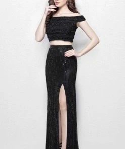 Primavera Couture - 3020 Two Piece Bedazzled Sheath Dress