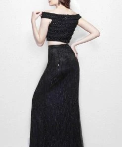 Primavera Couture - 3020 Two Piece Bedazzled Sheath Dress