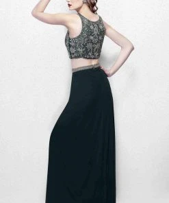 Primavera Couture - 3063 Two-Piece Beaded Bateau Evening Gown Formal Gowns