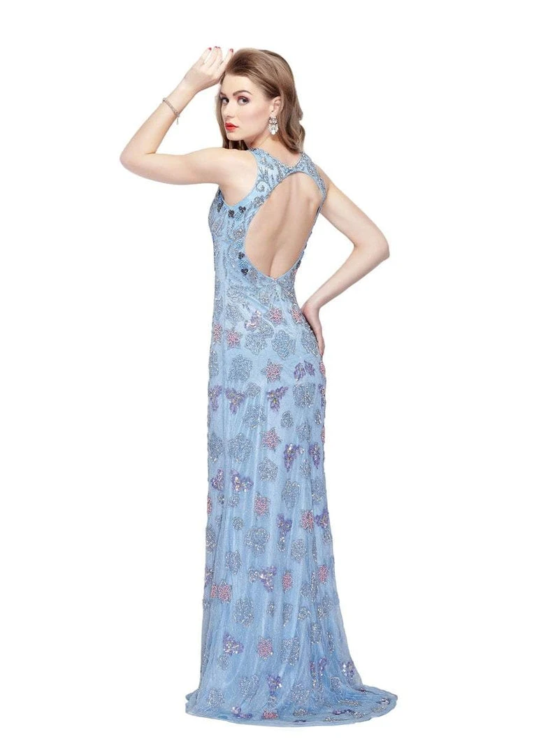 Primavera Couture - 3067 Shimmering Embellishment Sheath Gown Formal Gowns 4 Primavera Couture - 3067 Shimmering Embellishment Sheath Gown Formal Gowns