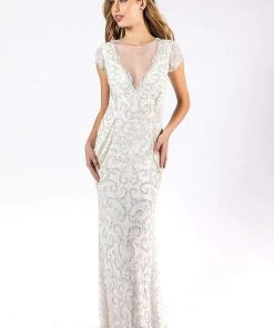 Primavera Couture - 3190 Bead Embellished Fitted Evening Gown 11 Primavera Couture - 3190 Bead Embellished Fitted Evening Gown