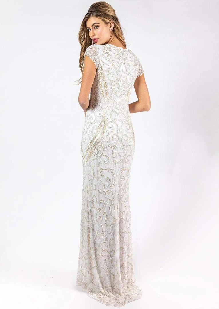 Primavera Couture - 3190 Bead Embellished Fitted Evening Gown 7 Primavera Couture - 3190 Bead Embellished Fitted Evening Gown