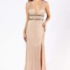 Formal Gowns Primavera Couture - 3225 Fully Sequined Plunging V Neck Gown 2 Formal Gowns Primavera Couture - 3225 Fully Sequined Plunging V Neck Gown