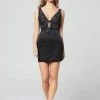 Primavera Couture - 3305 Sequin Embellished Plunging V-Neck Dress