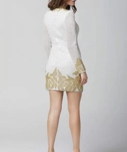 Primavera Couture - 3320 Bead Embellished High Neck Dress Cocktail Dresses 12 Primavera Couture - 3320 Bead Embellished High Neck Dress Cocktail Dresses