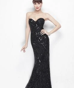 Primavera Couture - 9989 Sweetheart Neck Beaded Evening Gown Formal Gowns