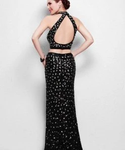 Primavera Couture - 9995 Bejeweled Two-Piece Evening Dress 11 Primavera Couture - 9995 Bejeweled Two-Piece Evening Dress