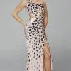 Primavera Couture - Asymmetric Sheath Prom Dress 3623 - 1 Pc Rose Gold In Size 4 Available Formal Gowns 2 Primavera Couture - Asymmetric Sheath Prom Dress 3623 - 1 Pc Rose Gold In Size 4 Available Formal Gowns