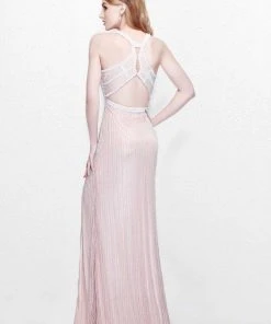 Primavera Couture - Long Fitted Halter Dress 1816