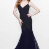 Primavera Couture - Long Sequined Fitted Trumpet Gown 1840 Formal Gowns