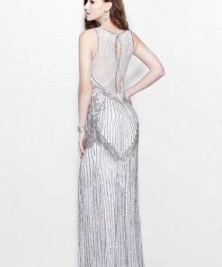 Formal Gowns Primavera Couture - Multi-Color Sequined Sleeveless Long Dress 1872 11 Formal Gowns Primavera Couture - Multi-Color Sequined Sleeveless Long Dress 1872