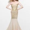 Formal Gowns Primavera Couture - Radiant Ornate Strapless Sweetheart Trumpet Gown 1825