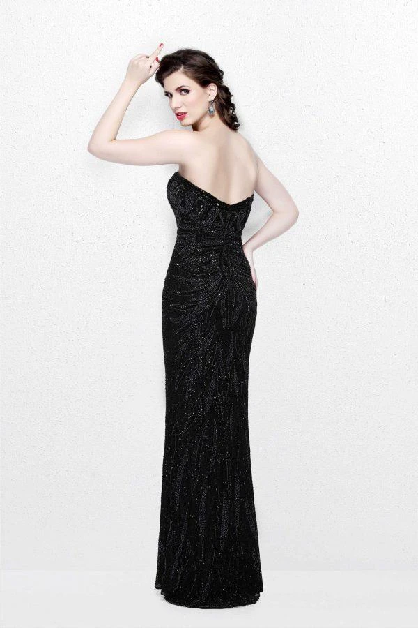 Primavera Couture - Strapless Long Fitted Dress 1837 Formal Gowns 4 Primavera Couture - Strapless Long Fitted Dress 1837 Formal Gowns