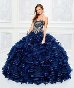 Princesa By Ariana Vara - Strapless Beaded Ruffled Ballgown PR11809 - 1 Pc Blush In Size 2 Available 7 Princesa By Ariana Vara - Strapless Beaded Ruffled Ballgown PR11809 - 1 Pc Blush In Size 2 Available