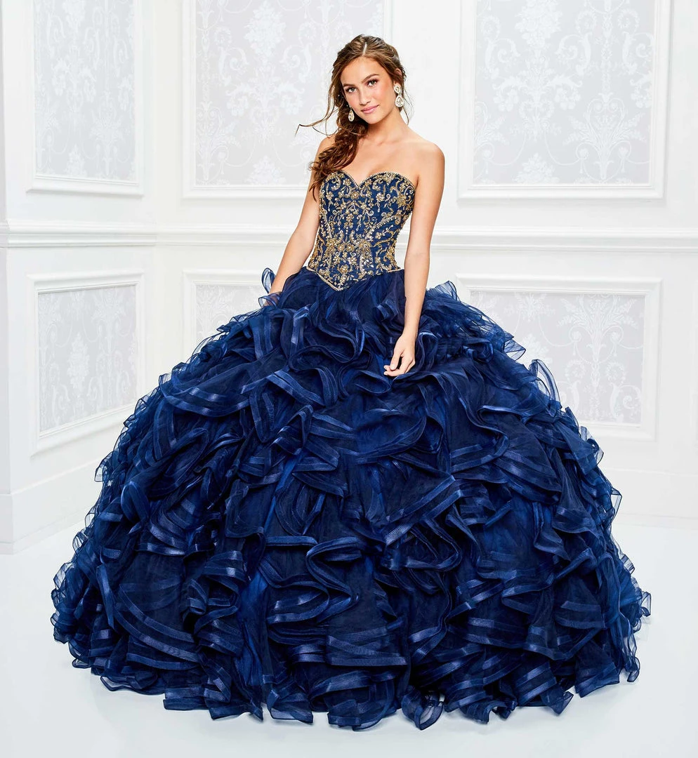 Princesa By Ariana Vara - Strapless Beaded Ruffled Ballgown PR11809 - 1 Pc Blush In Size 2 Available 5 Princesa By Ariana Vara - Strapless Beaded Ruffled Ballgown PR11809 - 1 Pc Blush In Size 2 Available