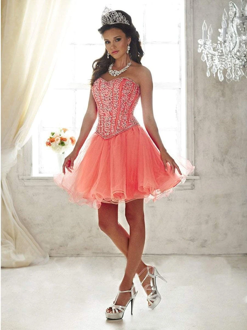 Long Dresses Quinceanera Collection - 26820 Strapless Sweetheart Ruffled Ballgown 5 Long Dresses Quinceanera Collection - 26820 Strapless Sweetheart Ruffled Ballgown