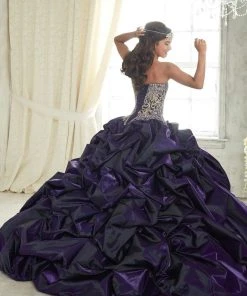 Quinceanera Collection - 26831 Metallic Embroided Sweetheart Ballgown 11 Quinceanera Collection - 26831 Metallic Embroided Sweetheart Ballgown