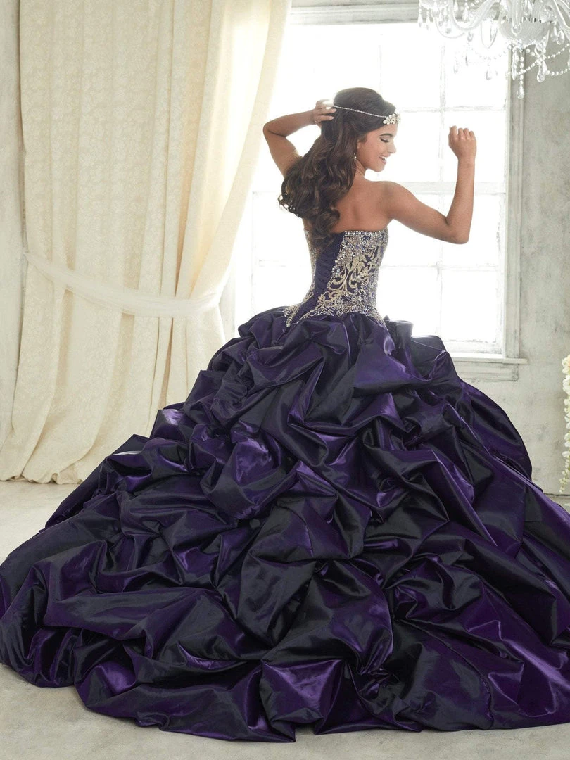 Quinceanera Collection - 26831 Metallic Embroided Sweetheart Ballgown 7 Quinceanera Collection - 26831 Metallic Embroided Sweetheart Ballgown