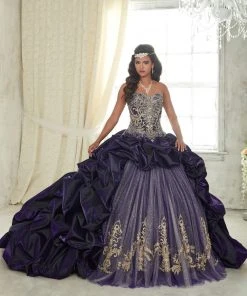 Quinceanera Collection - 26831 Metallic Embroided Sweetheart Ballgown 10 Quinceanera Collection - 26831 Metallic Embroided Sweetheart Ballgown