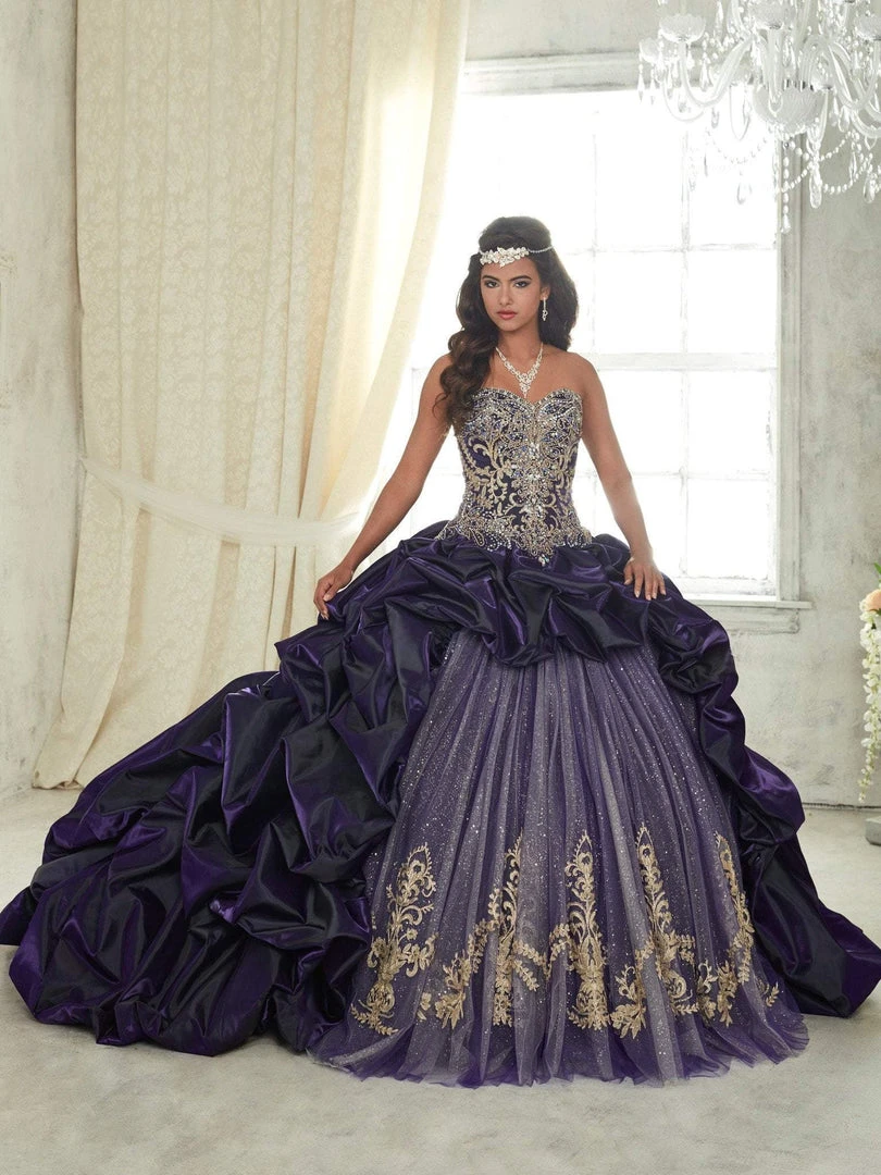 Quinceanera Collection - 26831 Metallic Embroided Sweetheart Ballgown 6 Quinceanera Collection - 26831 Metallic Embroided Sweetheart Ballgown