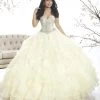 Quinceanera Collection - 26870 Crystal Sweetheart Corset Ballgown Plus Size Dresses