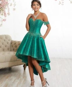 Quinceanera Collection - 26887 High Low Gown With Removable Skirt Long Dresses 10 Quinceanera Collection - 26887 High Low Gown With Removable Skirt Long Dresses