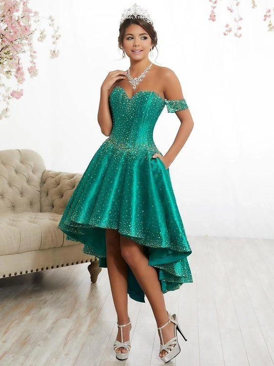 Quinceanera Collection - 26887 High Low Gown With Removable Skirt Long Dresses 6 Quinceanera Collection - 26887 High Low Gown With Removable Skirt Long Dresses