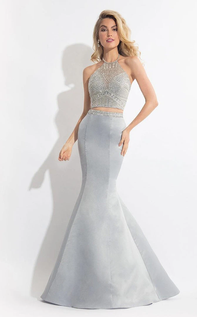 Rachel Allan - 6013 Embellished Halter Mermaid Dress Formal Gowns 3 Rachel Allan - 6013 Embellished Halter Mermaid Dress Formal Gowns