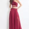 Rachel Allan - 6045 One Shoulder Strap Cutout Dress Formal Gowns