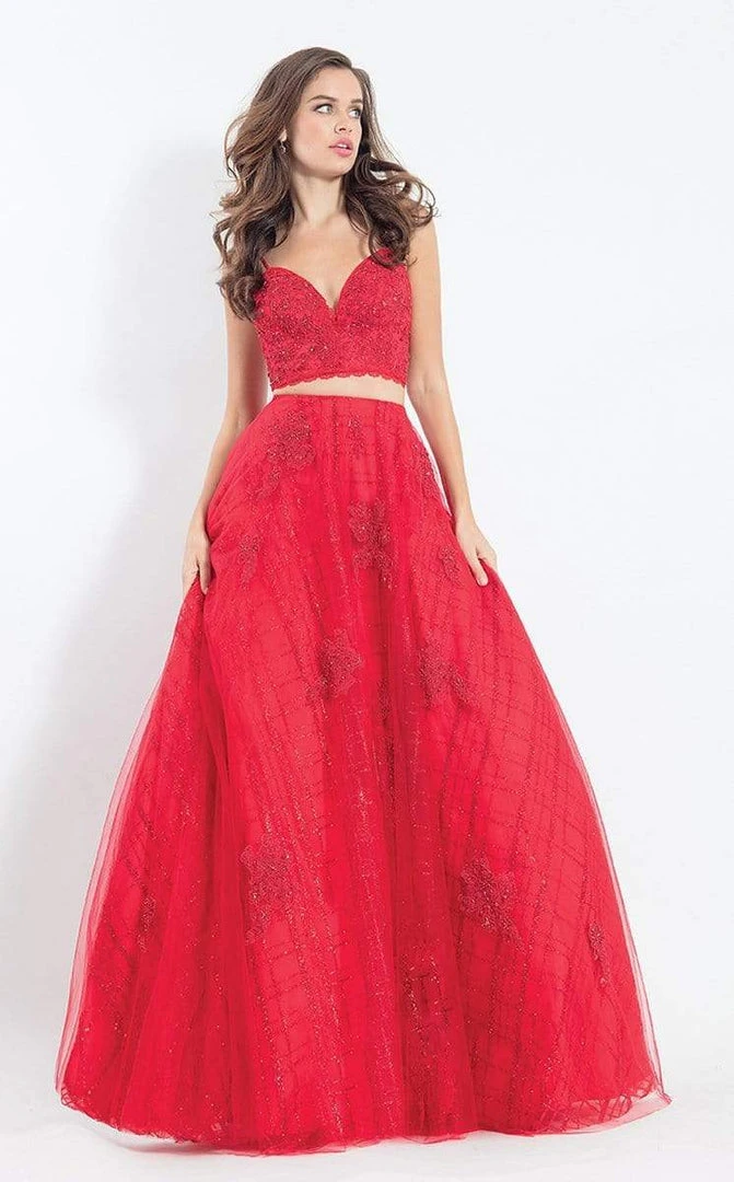 Rachel Allan - 6049 Two Piece Lace Tulle Ballgown Formal Gowns 3 Rachel Allan - 6049 Two Piece Lace Tulle Ballgown Formal Gowns