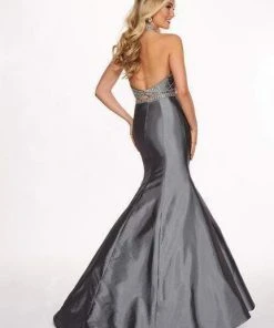 Rachel Allan - 6418 Two-Piece Crystal Bodice Trumpet Gown Formal Gowns