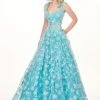 Formal Gowns Rachel Allan - 6467 Sequined Two-Piece Sweetheart Bodice Gown
