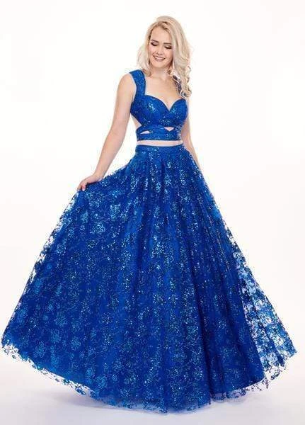Formal Gowns Rachel Allan - 6467 Sequined Two-Piece Sweetheart Bodice Gown 4 Formal Gowns Rachel Allan - 6467 Sequined Two-Piece Sweetheart Bodice Gown