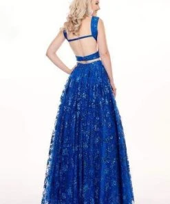 Formal Gowns Rachel Allan - 6467 Sequined Two-Piece Sweetheart Bodice Gown 8 Formal Gowns Rachel Allan - 6467 Sequined Two-Piece Sweetheart Bodice Gown