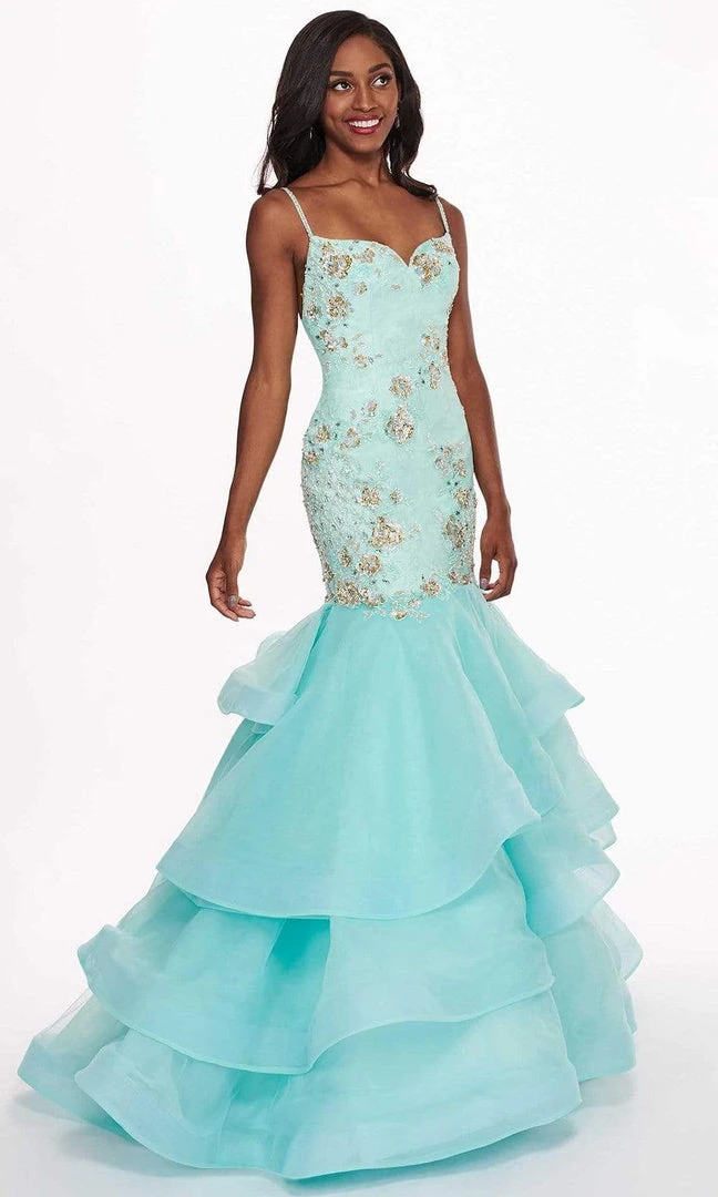 Formal Gowns Rachel Allan - 6485 Embellished Sweetheart Tiered Mermaid Gown 5 Formal Gowns Rachel Allan - 6485 Embellished Sweetheart Tiered Mermaid Gown