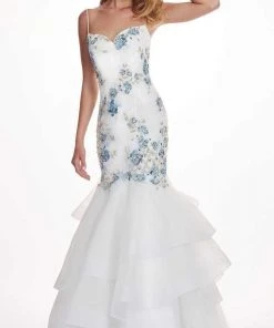 Formal Gowns Rachel Allan - 6485 Embellished Sweetheart Tiered Mermaid Gown 14 Formal Gowns Rachel Allan - 6485 Embellished Sweetheart Tiered Mermaid Gown
