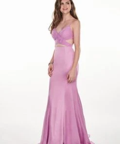 Rachel Allan - 6498 Shirred Midriff Cutout Overskirt Gown Formal Gowns 29 Rachel Allan - 6498 Shirred Midriff Cutout Overskirt Gown Formal Gowns