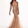 Rachel Allan - 6513 Sequined Sweetheart Mermaid Evening Gown Formal Gowns