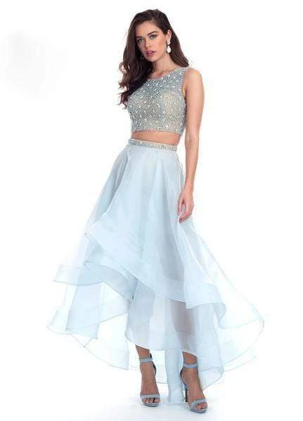 Formal Gowns Rachel Allan - 6553 Two-Piece Floral Jeweled A-Line Gown 3 Formal Gowns Rachel Allan - 6553 Two-Piece Floral Jeweled A-Line Gown