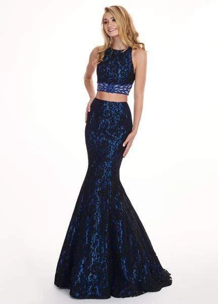Rachel Allan - 6578 Two-Piece Floral Beaded Lace Mermaid Gown Formal Gowns 3 Rachel Allan - 6578 Two-Piece Floral Beaded Lace Mermaid Gown Formal Gowns