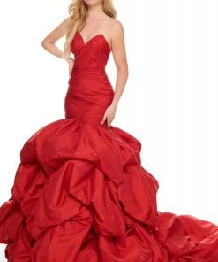 Rachel Allan Couture - 8445 Sweetheart Ruched Mermaid Dress Formal Gowns