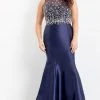 Formal Gowns Rachel Allan Curves - 6334 Beaded Scoop Mermaid Gown