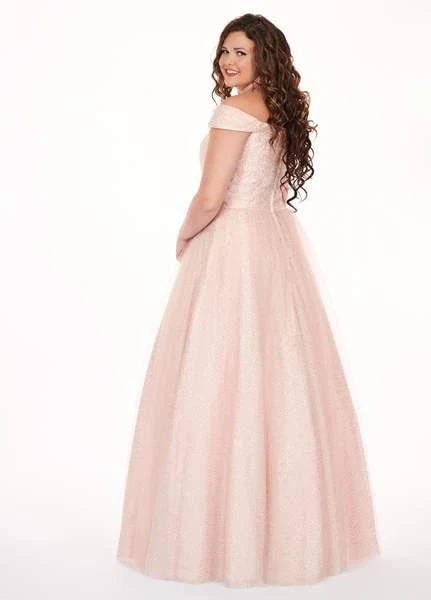 Formal Gowns Rachel Allan Curves - 6663 Off-Shoulder Evening Gown 5 Formal Gowns Rachel Allan Curves - 6663 Off-Shoulder Evening Gown
