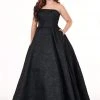 Rachel Allan Curves - 6679 Folded Strapless Ballgown Formal Gowns